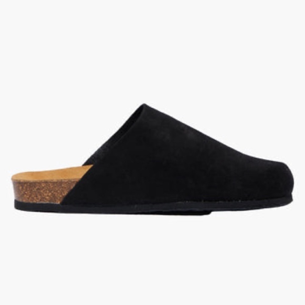 Plakton Clog Brooke - Black Suede size 9